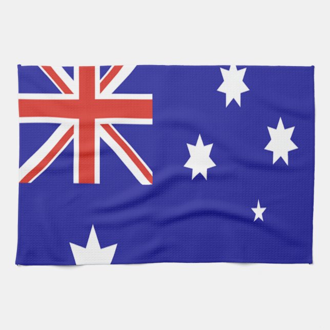 australische Flagge Geschirrtuch (Horizontal)
