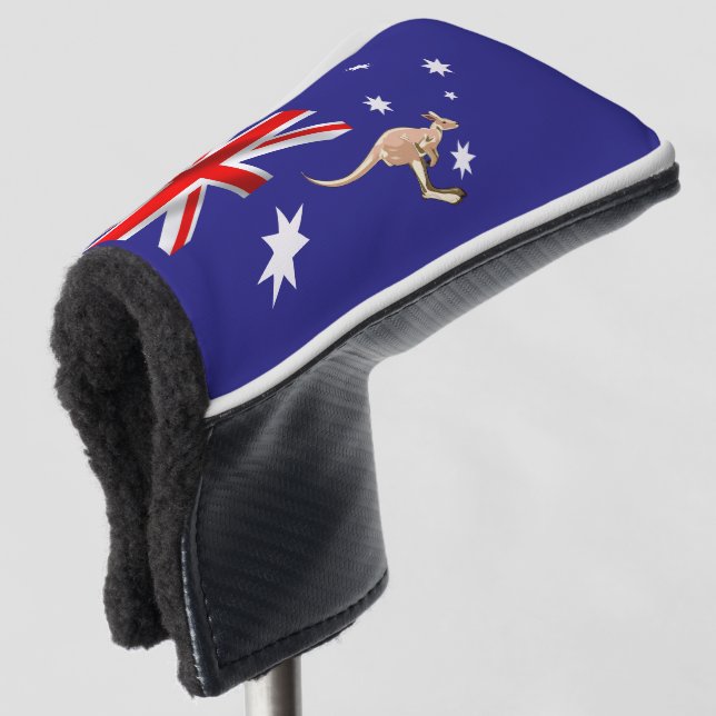 Australische Flagge Golf Headcover (3/4 Vorderseite)