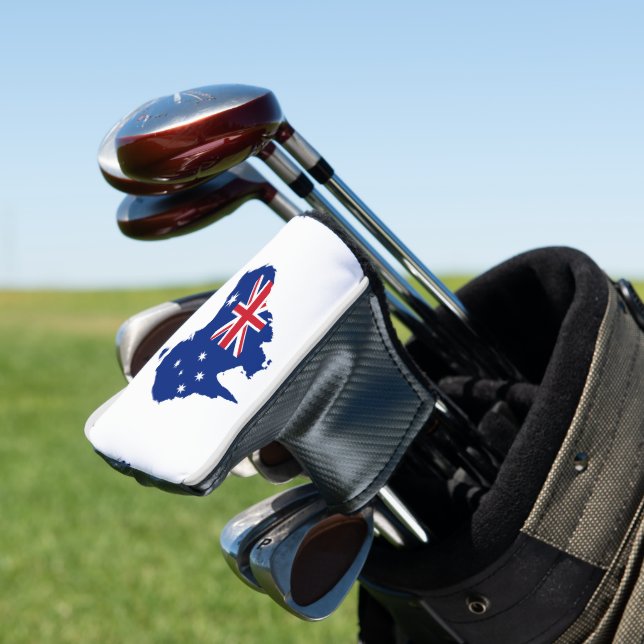 Australische Flagge Golf Headcover (In Situ)