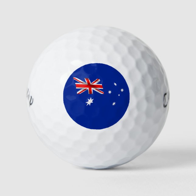 australische Flagge Golfball (Vorderseite)
