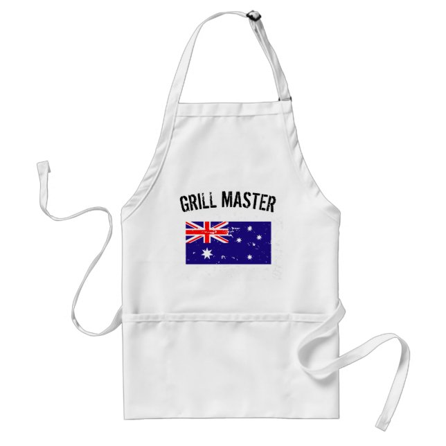 Australische Flagge GrillMaster GRILLEN-Schürze Schürze (Vorne)