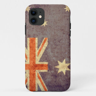 Australische Flagge - Grunge Case-Mate iPhone Hülle
