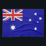 Australische Flagge Handtuch<br><div class="desc">Australien,  Australier,  aus,  Australier,  auzzie,  auz,  auzie,  Flagge,  Flaggen,  Welt,  Land,  "australische Flagge",  "Flagge von Australien",  ozzie,  Blau,  Rot,  Weiß,  patriotisch,  Patriotismus,  Australasien</div>