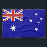 Australische Flagge Handtuch<br><div class="desc">Australien,  Australier,  aus,  Australier,  auzzie,  auz,  auzie,  Flagge,  Flaggen,  Welt,  Land,  "australische Flagge",  "Flagge von Australien",  ozzie,  Blau,  Rot,  Weiß,  patriotisch,  Patriotismus,  Australasien</div>