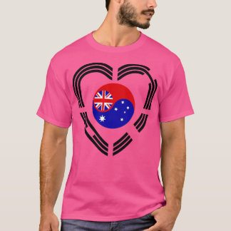 Australische Flagge - Herz der australischen Multi T-Shirt
