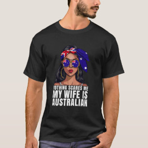 Australische Flagge Hochzeit Jubiläum Verlobung Au T-Shirt