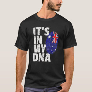 Australische Flagge IT's IN MY DNA Weihnachten T-Shirt