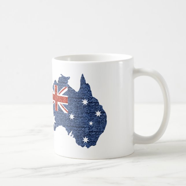 australische Flagge Kaffeetasse (Rechts)