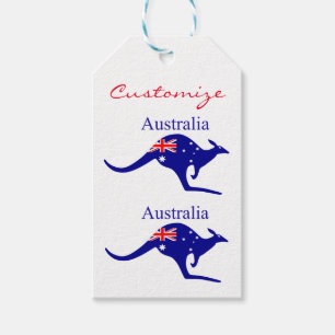 Australische Flagge Kangaroo Thunder_Cove Geschenkanhänger