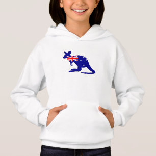 Australische Flagge - Känguru Hoodie