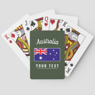 Australische Flagge kundenspezifischer Spielkarten