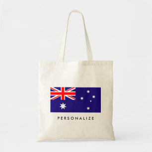 Australische Flagge kundenspezifisches Tragetasche