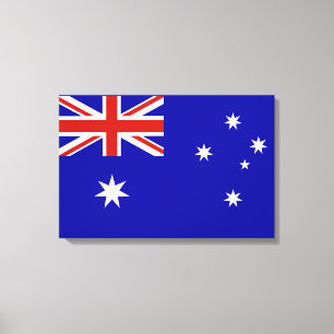 Australische Flagge Leinwanddruck