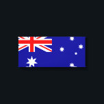 australische Flagge Leinwanddruck<br><div class="desc">Flagge Australiens. Großartige australische Flaggengeschenke.</div>