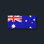 australische Flagge Leinwanddruck<br><div class="desc">Flagge Australiens. Großartige australische Flaggengeschenke.</div>