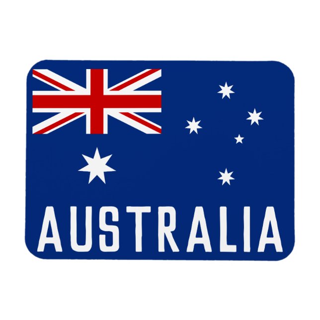 Australische Flagge Magnet (Horizontal)