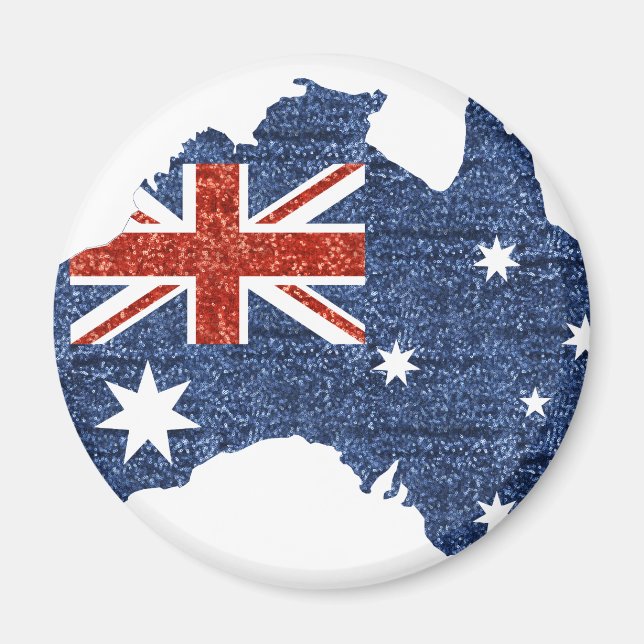 australische Flagge Magnet (Vorne)