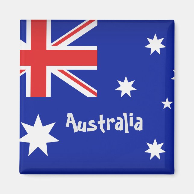australische Flagge Magnet (Vorne)