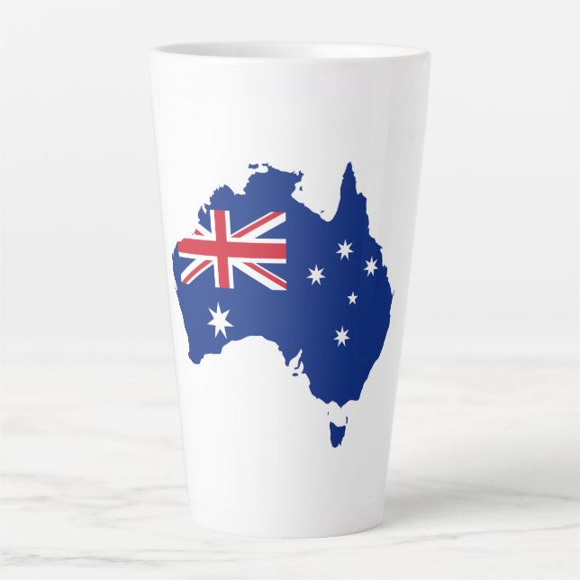 Australische Flagge Milchtasse (Vorderseite)