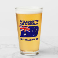 Australische Flagge Modern Aussie personalisiert B
