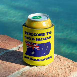 Australische Flagge Modernes Aussie personalisiert Dosenkühler