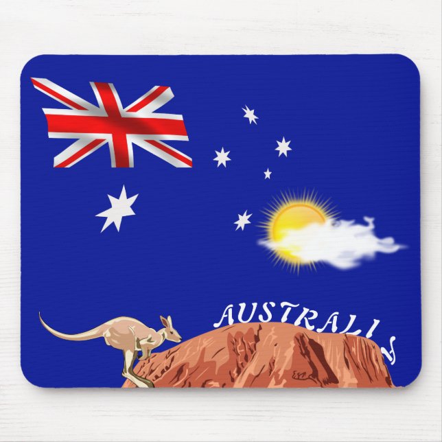 australische Flagge Mousepad (Vorne)