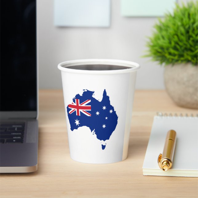 Australische Flagge Pappbecher (InSitu)