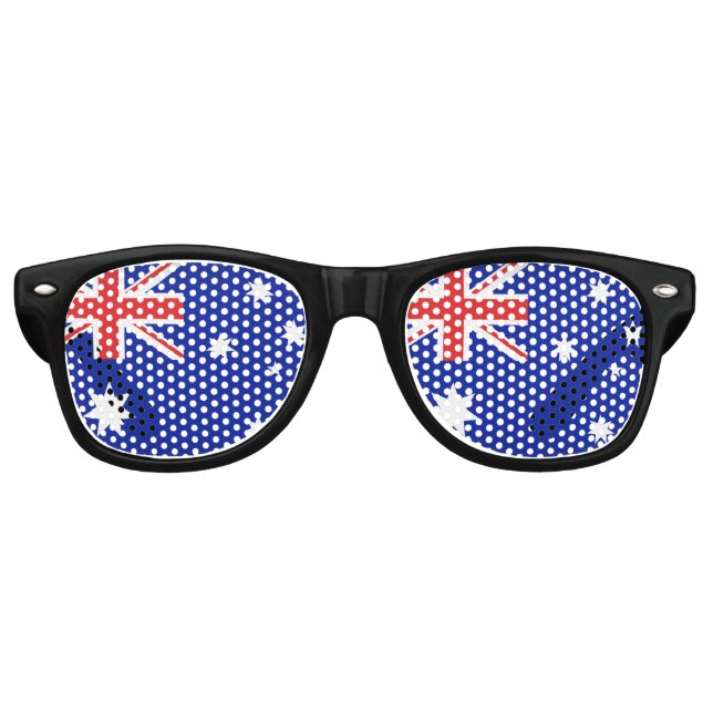 australische Flagge Partybrille (Vorderseite)