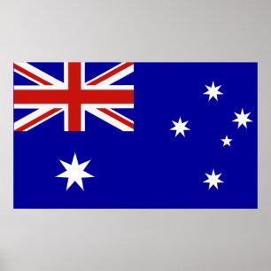 australische Flagge Poster