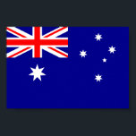 australische Flagge Poster<br><div class="desc">Flagge Australiens. Großartige australische Flaggengeschenke.</div>