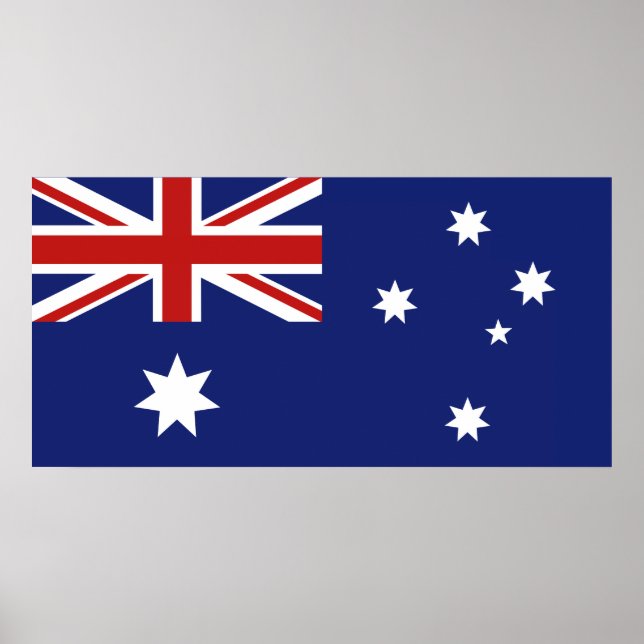australische Flagge Poster (Vorne)