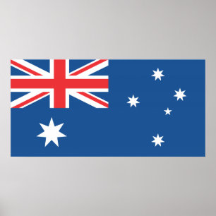 australische Flagge Poster