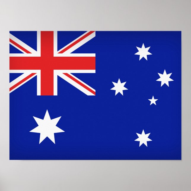 australische Flagge Poster (Vorne)