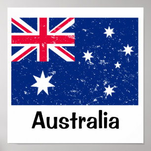 australische Flagge Poster