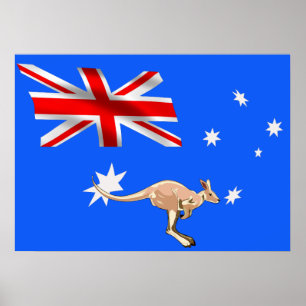australische Flagge Poster