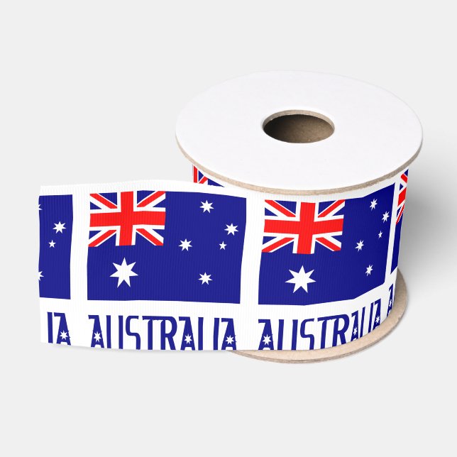 Australische Flagge Ripsband (Spule)