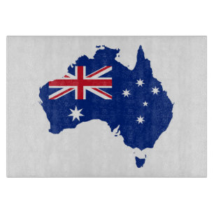 Australische Flagge Schneidebrett