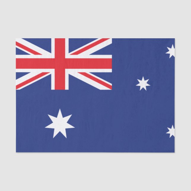 Australische Flagge Seidenpapier (Vorderseite)