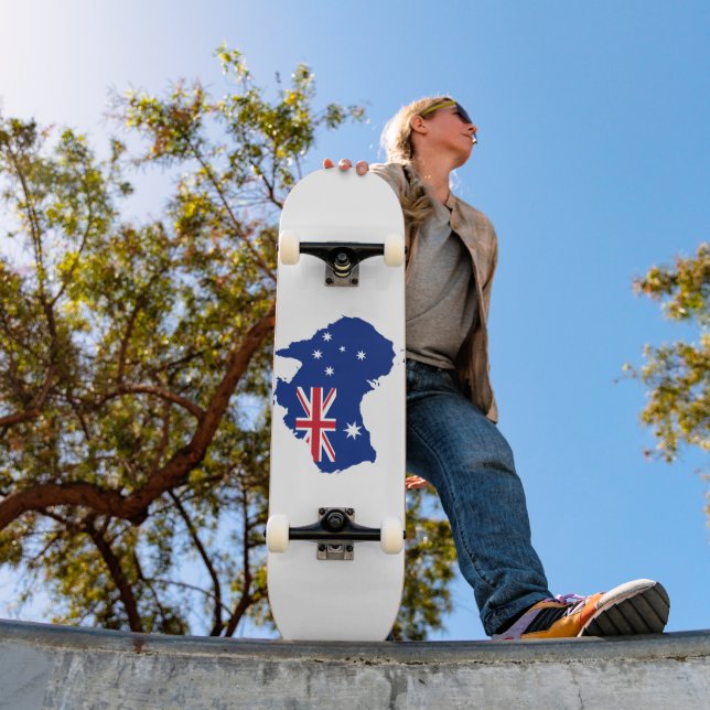 Australische Flagge Skateboard (Außenbereich 1)
