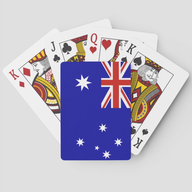 Australische Flagge Spielkarten (Rückseite)