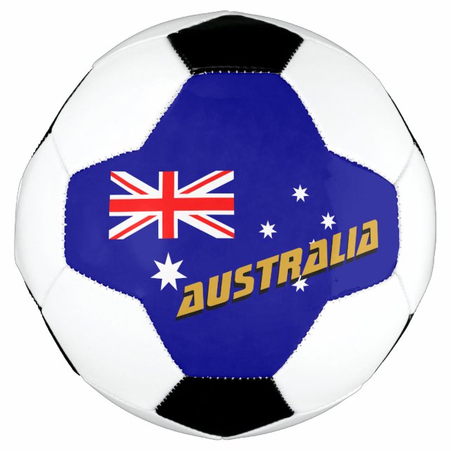 Australische Flagge / Sport Fußball (Vorderseite)