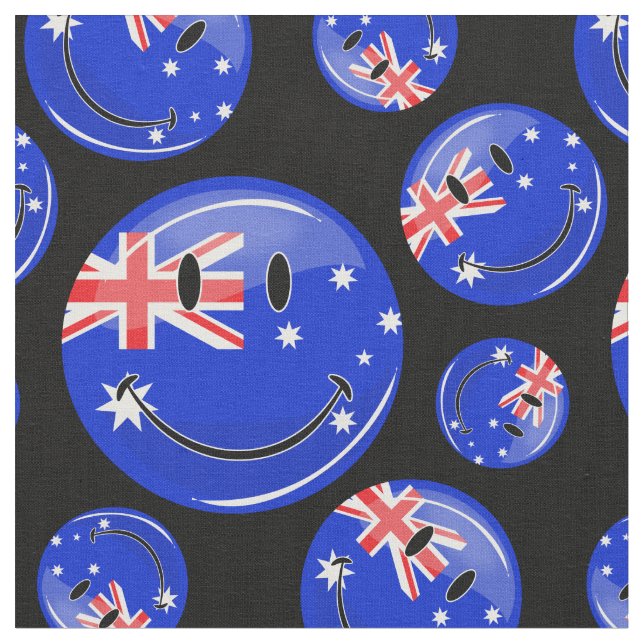 Australische Flagge Stoff (Nahaufnahme)