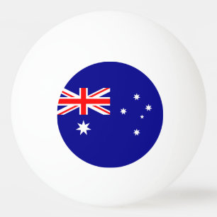 australische Flagge Tischtennisball