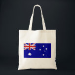 Australische Flagge Tragetasche<br><div class="desc">Australien,  Australier,  aus,  Australier,  auzzie,  auz,  auzie,  Flagge,  Flaggen,  Welt,  Land,  "australische Flagge",  "Flagge von Australien",  ozzie,  Blau,  Rot,  Weiß,  patriotisch,  Patriotismus,  Australasien</div>