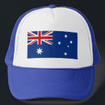 Australische Flagge Truckerkappe<br><div class="desc">Sie können dieses Design auf andere Zazzle-Produkte übertragen. Die Fahnen werden in hochauflösender Vektorgrafik für einen beruflichen Druck gefertigt. Danke,  dass du meine Entwürfe ausgewählt hast und Pedro Vale bei uns aufgehört hast.</div>