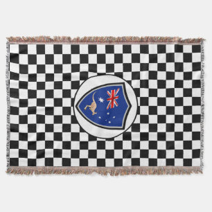 Australische Flagge Wurfdecke Decke