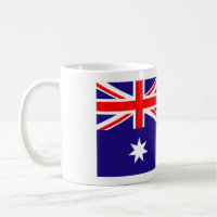 Australische Flaggenkaffee-Tasse