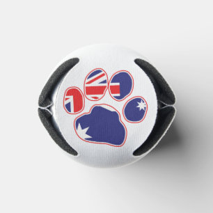 Australische Flaggenpaw Print Dosenkühler