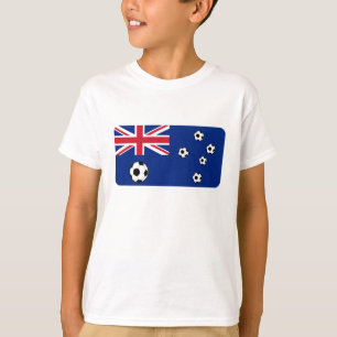 Australische Flaggensoccer-Bälle T-Shirt
