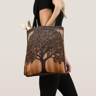 Australische Flora: Der Wattle-Baum-Holzdruck, Tasche